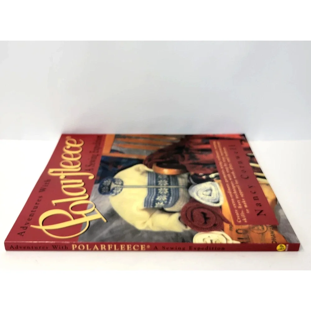 Adventures With Polarfleece Nancy Cornwell Krause Red Large Trade PB Sewing Book